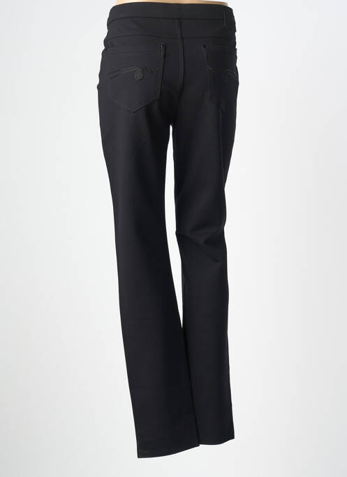 Pantalon slim țesătură poplin mărime normală negru SCORZZO femme