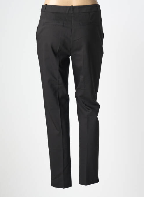 Pantalon slim țesătură poplin mărime normală negru JULIE GUERLANDE femme