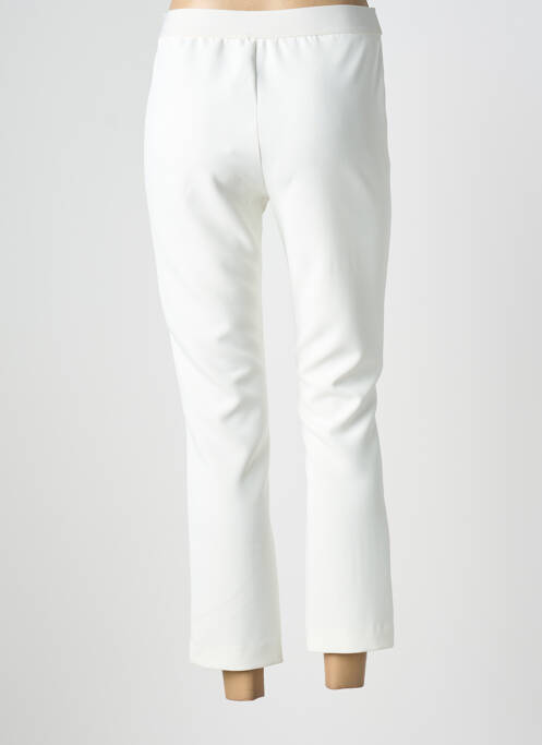 Pantalon 7/8 elasticitate mărime normală alb DEVERNOIS femme