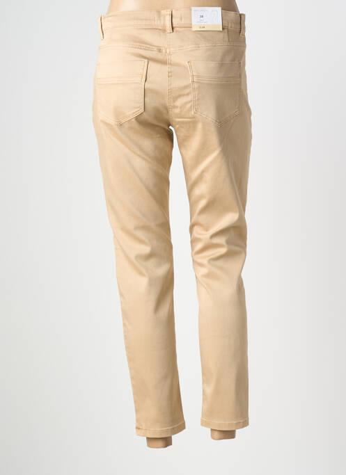 Pantalon slim țesătură poplin mărime normală bej BETTY BARCLAY femme