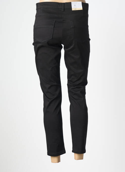 Pantalon slim țesătură poplin mărime normală negru BETTY BARCLAY femme