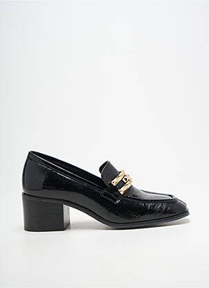 Mocasini toc pătrat toc de 4 la 6 cm negru JB MARTIN femeie