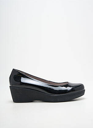 Pantofi cu toc material neted toc de 4 la 6 cm negru UNISA femeie