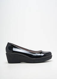 Pantofi cu toc material neted toc de 4 la 6 cm negru UNISA femme
