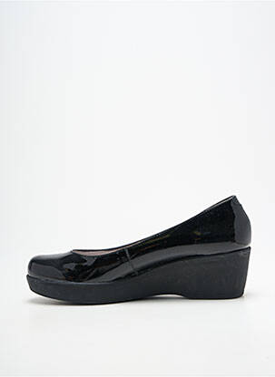 Pantofi cu toc material neted toc de 4 la 6 cm negru UNISA femeie