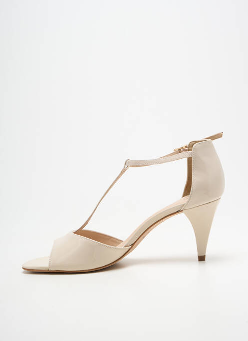 Sandale/pantofi decupați toc cui. toc de 7 la 9 cm bej JB MARTIN femme