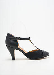 Pantofi cu toc închidere cu buclă(e) toc de 4 la 6 cm negru BELLA STORIA femme