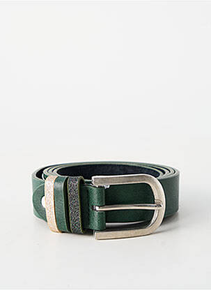 Curea țesătură imitație de piele verde FASHION KINGDOM femme