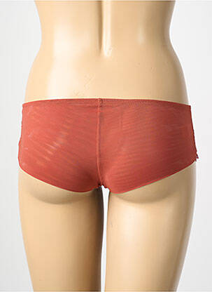Shorty efect material satinat portocalie SIMONE PERELE femeie