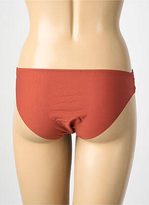 Chilot efect material satinat portocalie SIMONE PERELE femeie