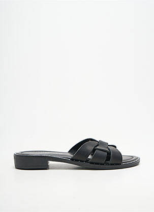 Mulete/saboți chiquet toc plat până la 3 cm negru DONNA LUCCA femeie