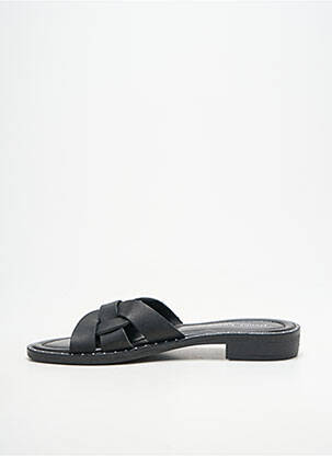 Mulete/saboți chiquet toc plat până la 3 cm negru DONNA LUCCA femeie