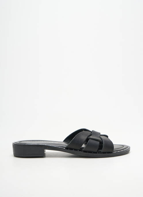 Mulete/saboți chiquet toc plat până la 3 cm negru DONNA LUCCA femme