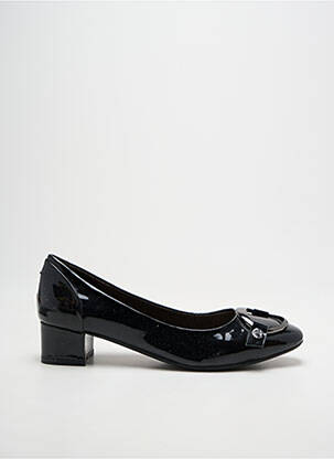 Pantofi cu toc material neted toc de 4 la 6 cm negru JB MARTIN femeie