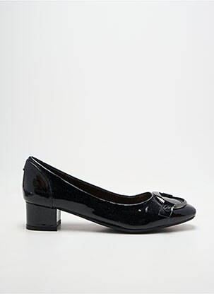Pantofi cu toc material neted toc de 4 la 6 cm negru JB MARTIN femeie