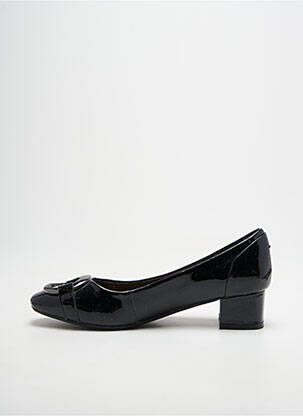 Pantofi cu toc material neted toc de 4 la 6 cm negru JB MARTIN femeie
