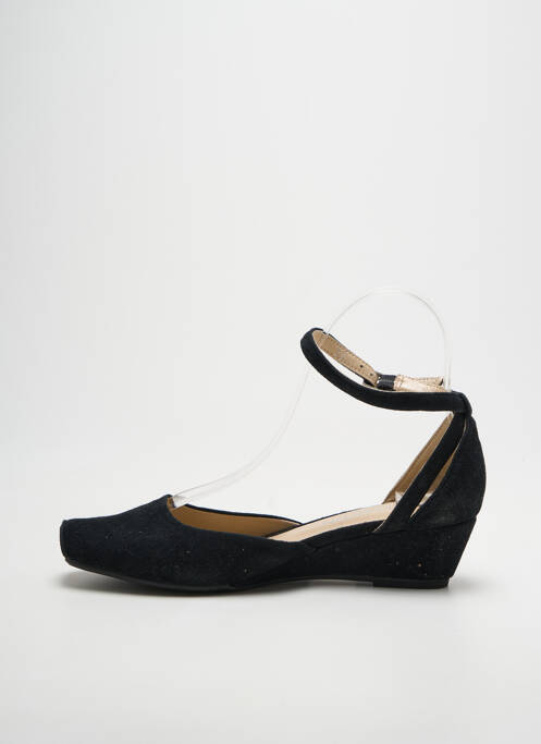 Sandale/pantofi decupați închidere cu bride toc de 4 la 6 cm negru JB MARTIN femme