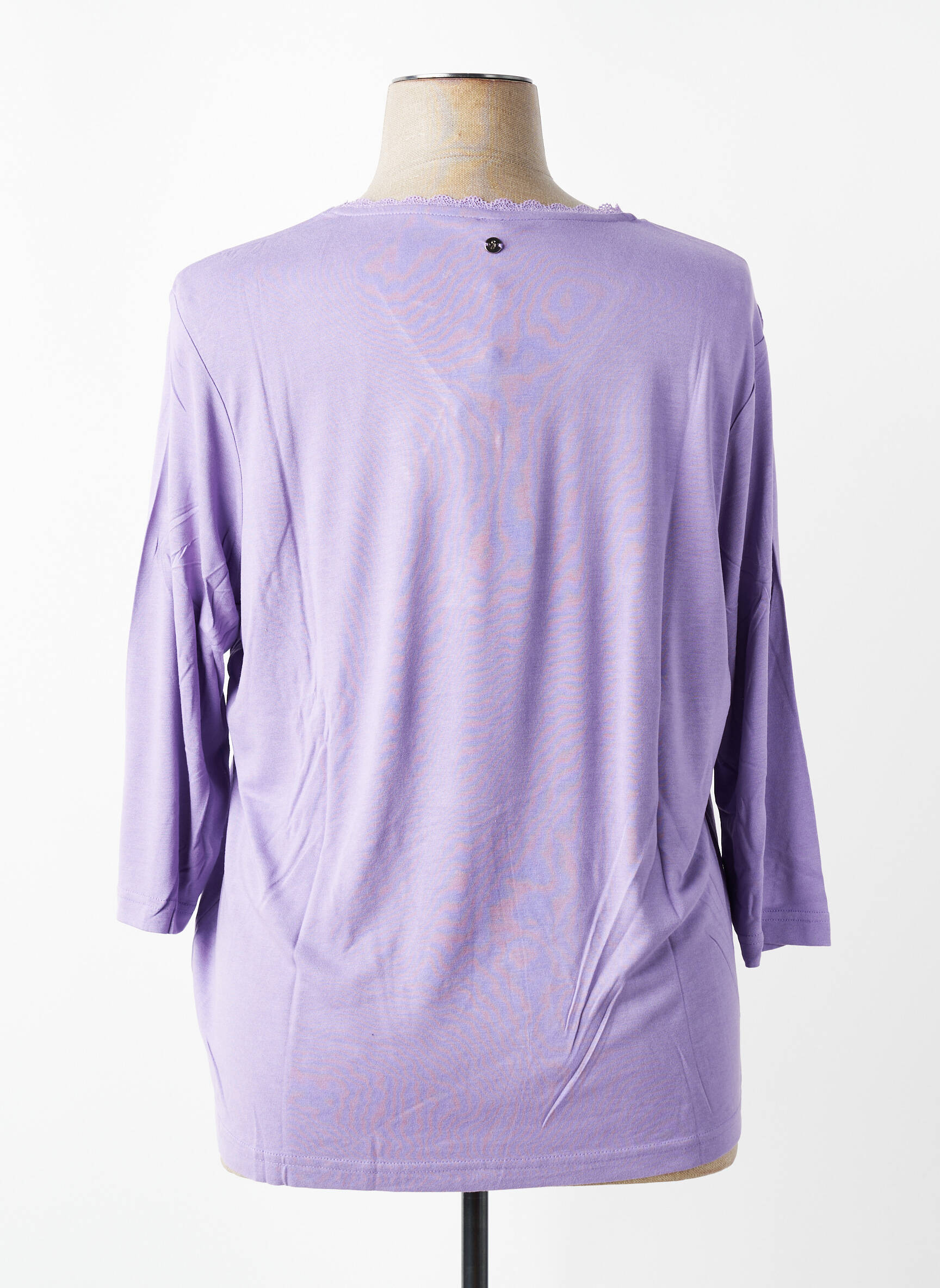 Tricou mâneci 3/4 mâneci 3/4 violet SHEEGO femeie