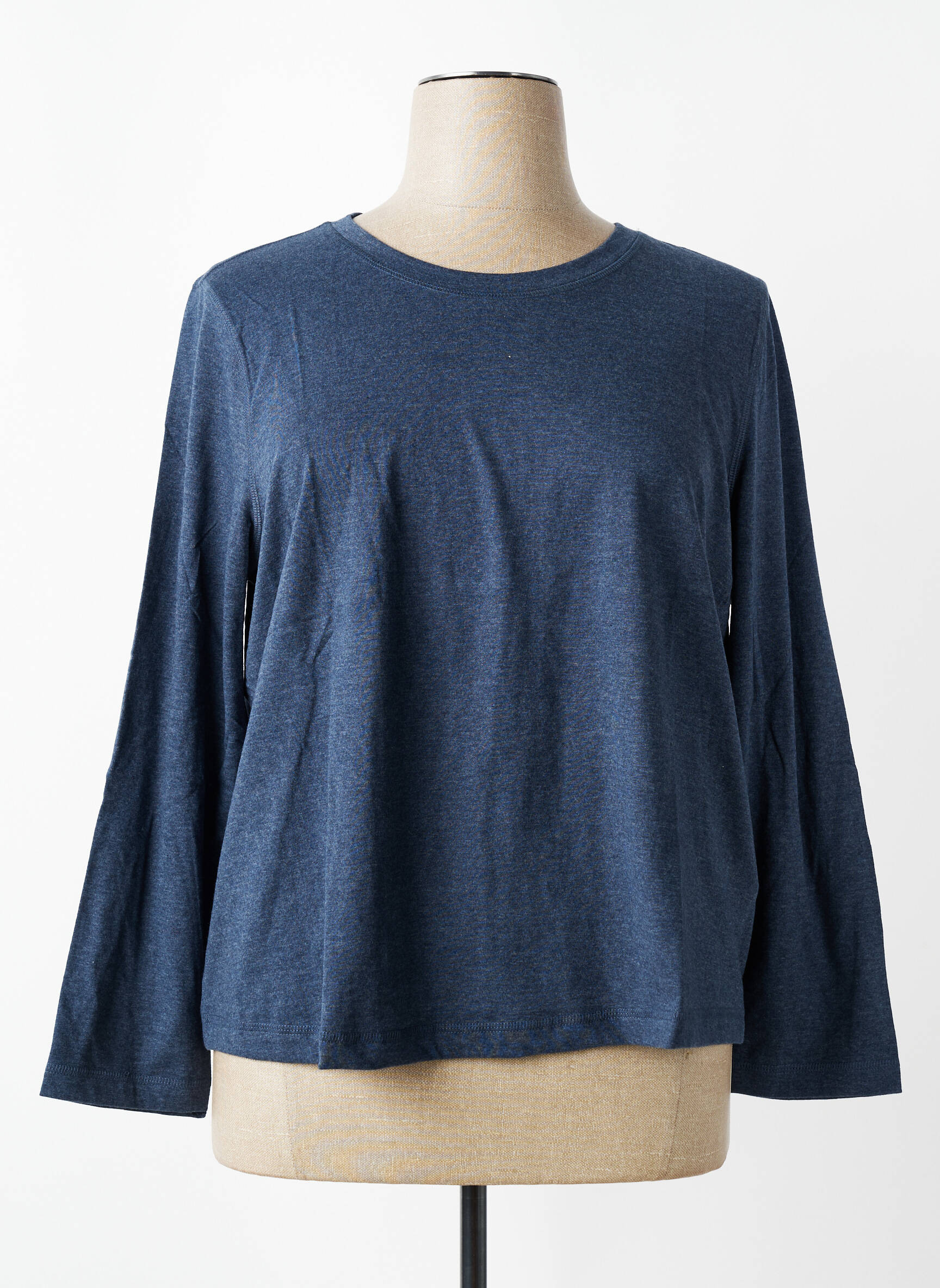 Tricou mâneci lungi mâneci lungi albastru SHEEGO femeie