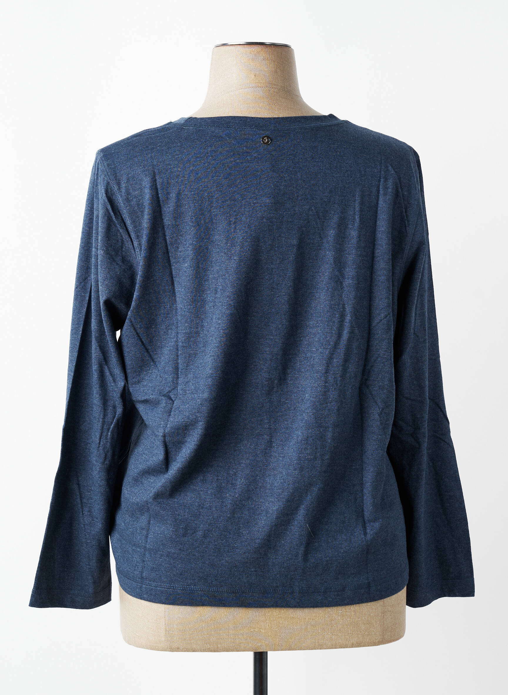 Tricou mâneci lungi mâneci lungi albastru SHEEGO femeie