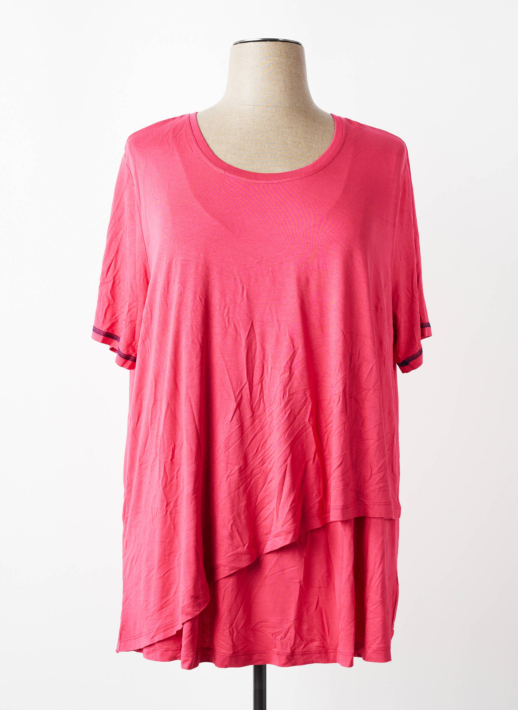Tricou / top maternitate elasticitate roz SHEEGO femeie