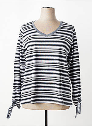 Tricou mâneci lungi mâneci lungi gri SHEEGO femeie