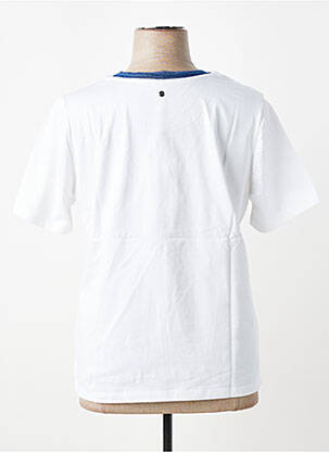 Tricou imprimeu fantezie mâneci scurte alb SHEEGO femeie