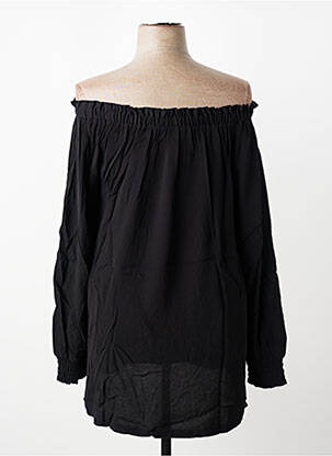 Top mâneci lungi mâneci lungi negru SHEEGO femeie