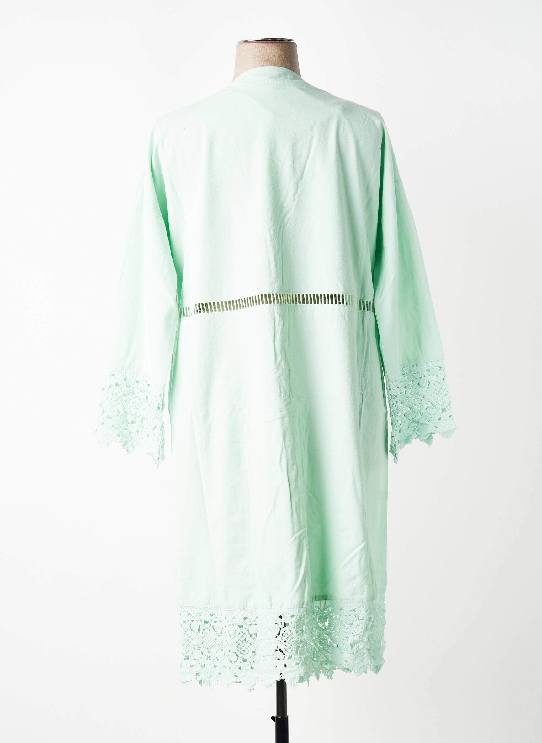 Jachete kimono guler în v verde SHEEGO femeie