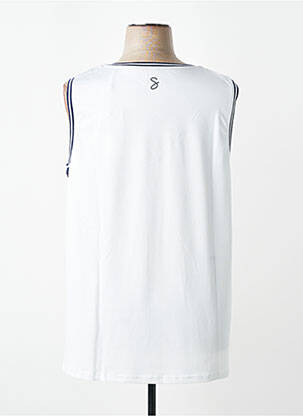 Top țesătură jersey fără mâneci alb SHEEGO femeie