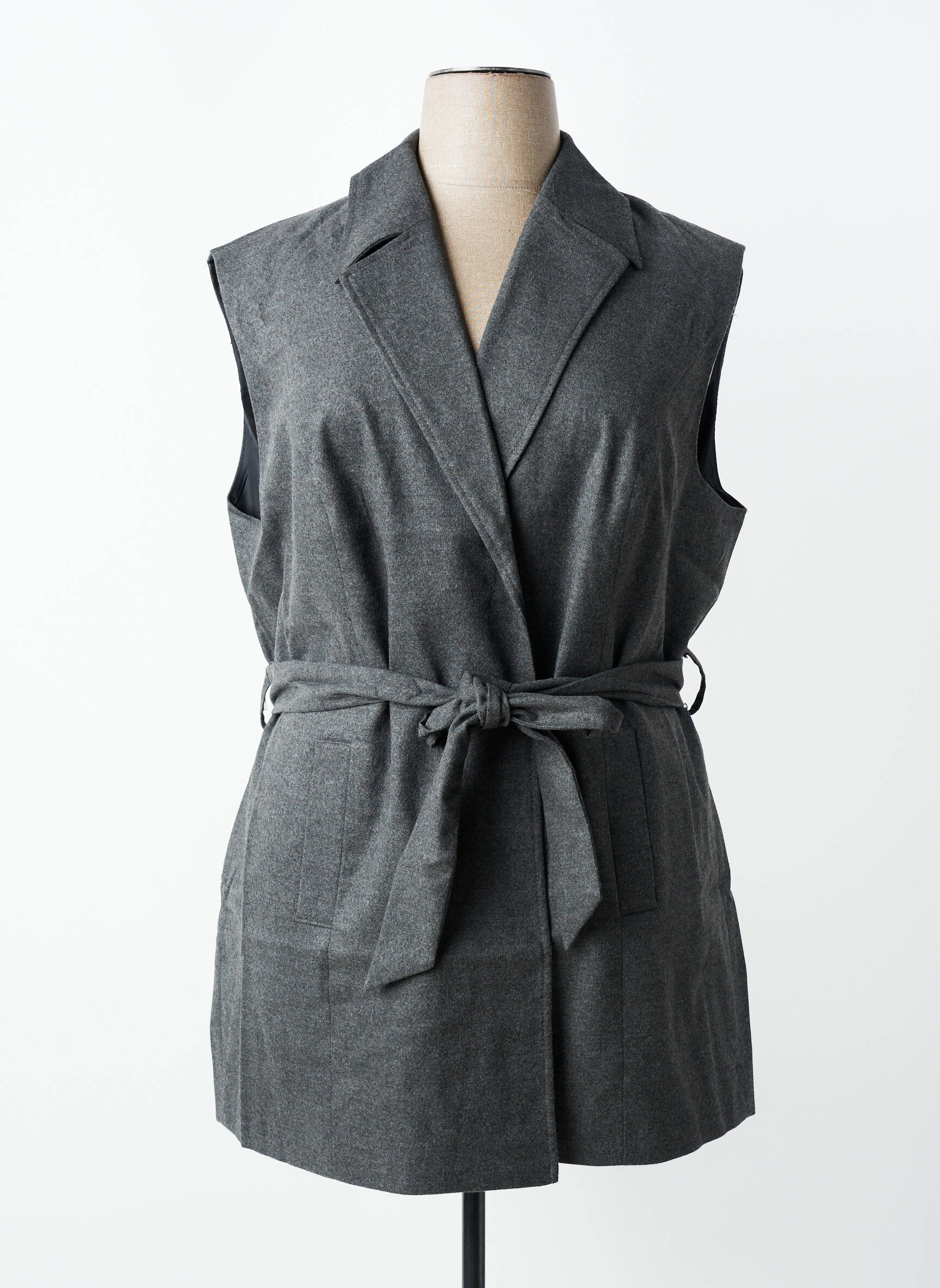 Jachete casual guler tip costum gri SHEEGO femeie
