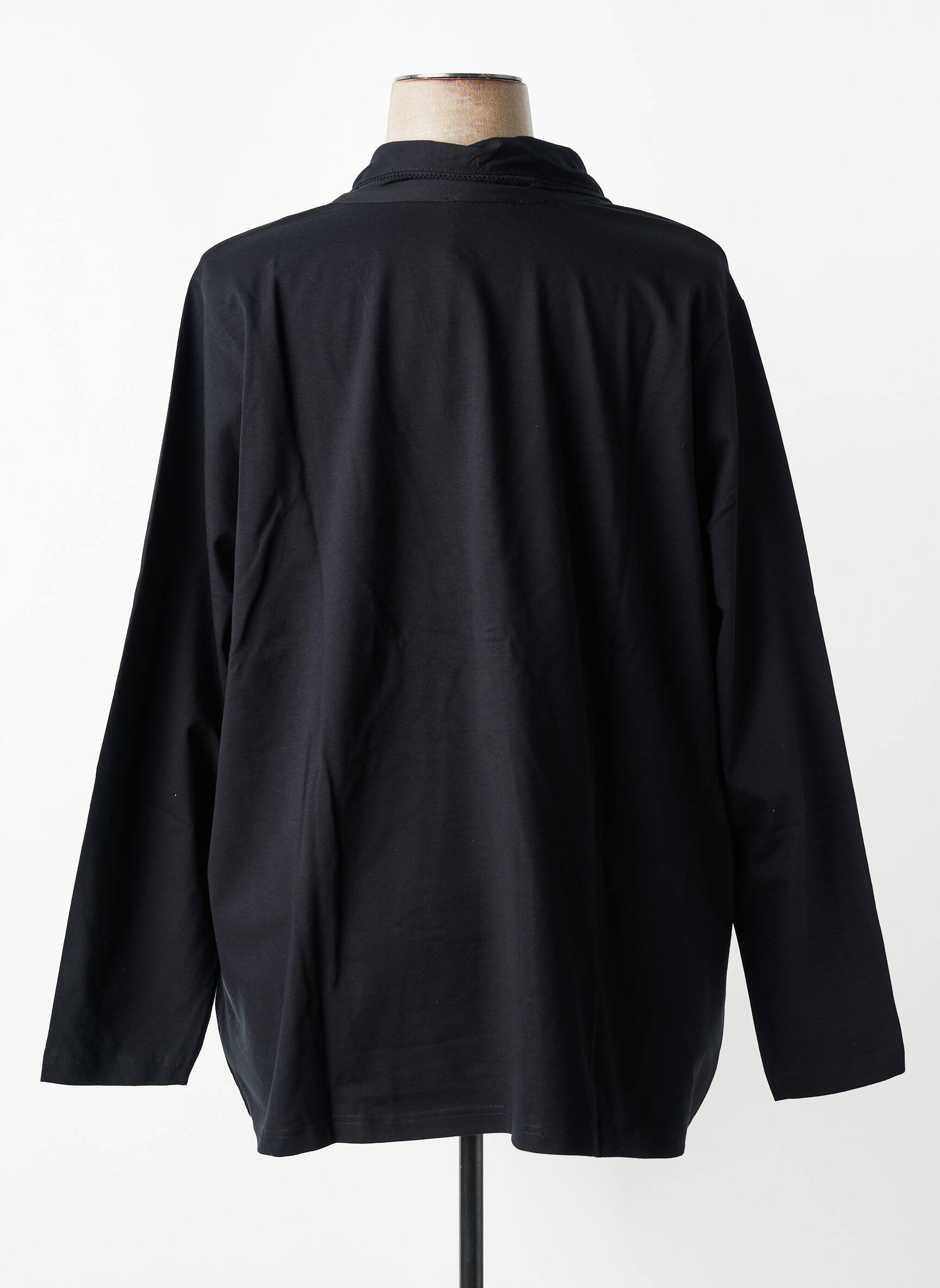Top mâneci lungi mâneci lungi negru SHEEGO femeie