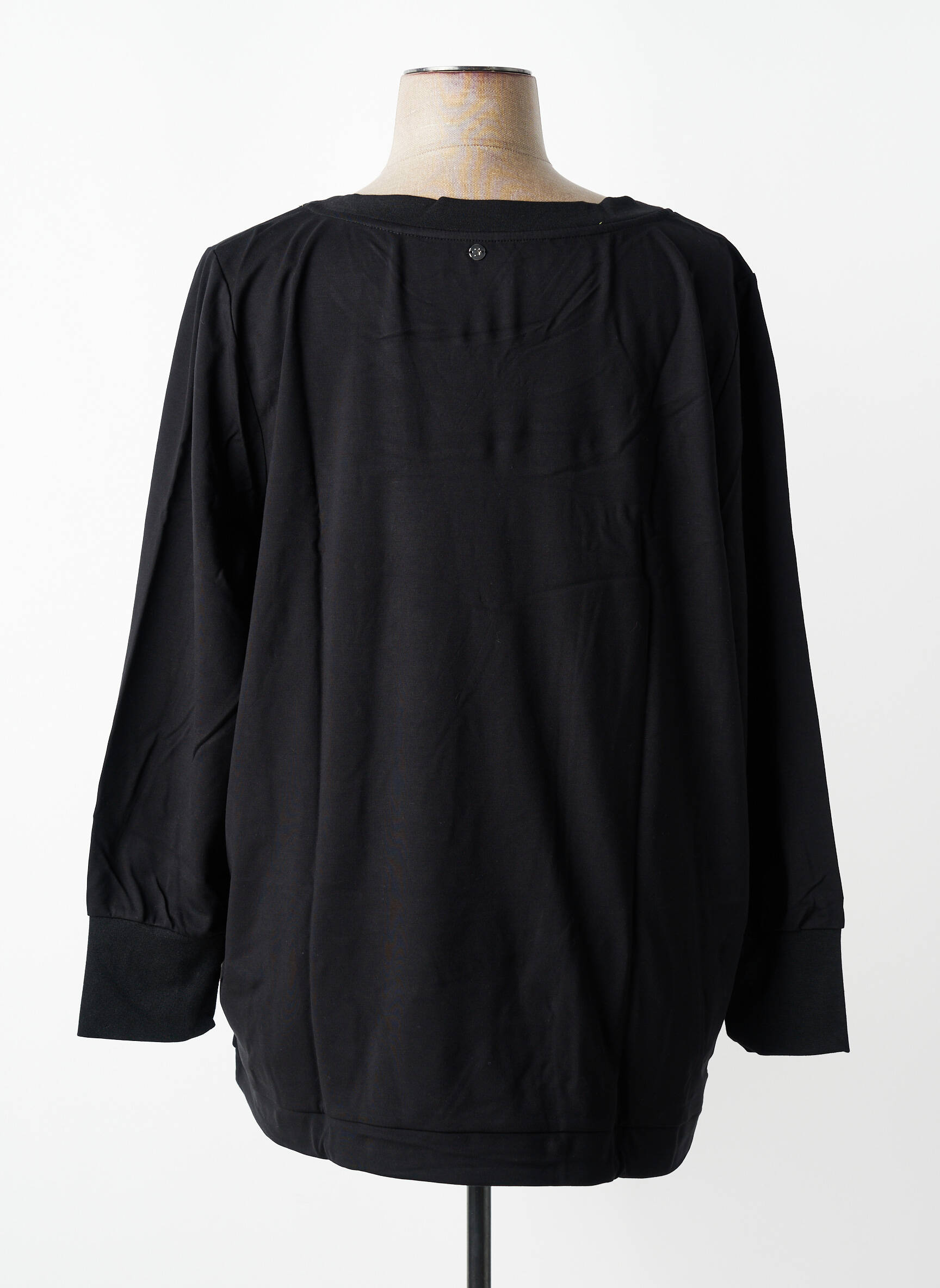 Top mâneci lungi mâneci lungi negru SHEEGO femeie