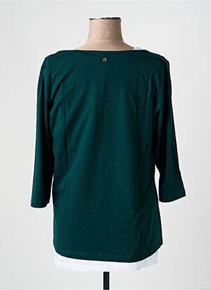 Tricou mâneci 3/4 mâneci 3/4 verde SHEEGO femeie