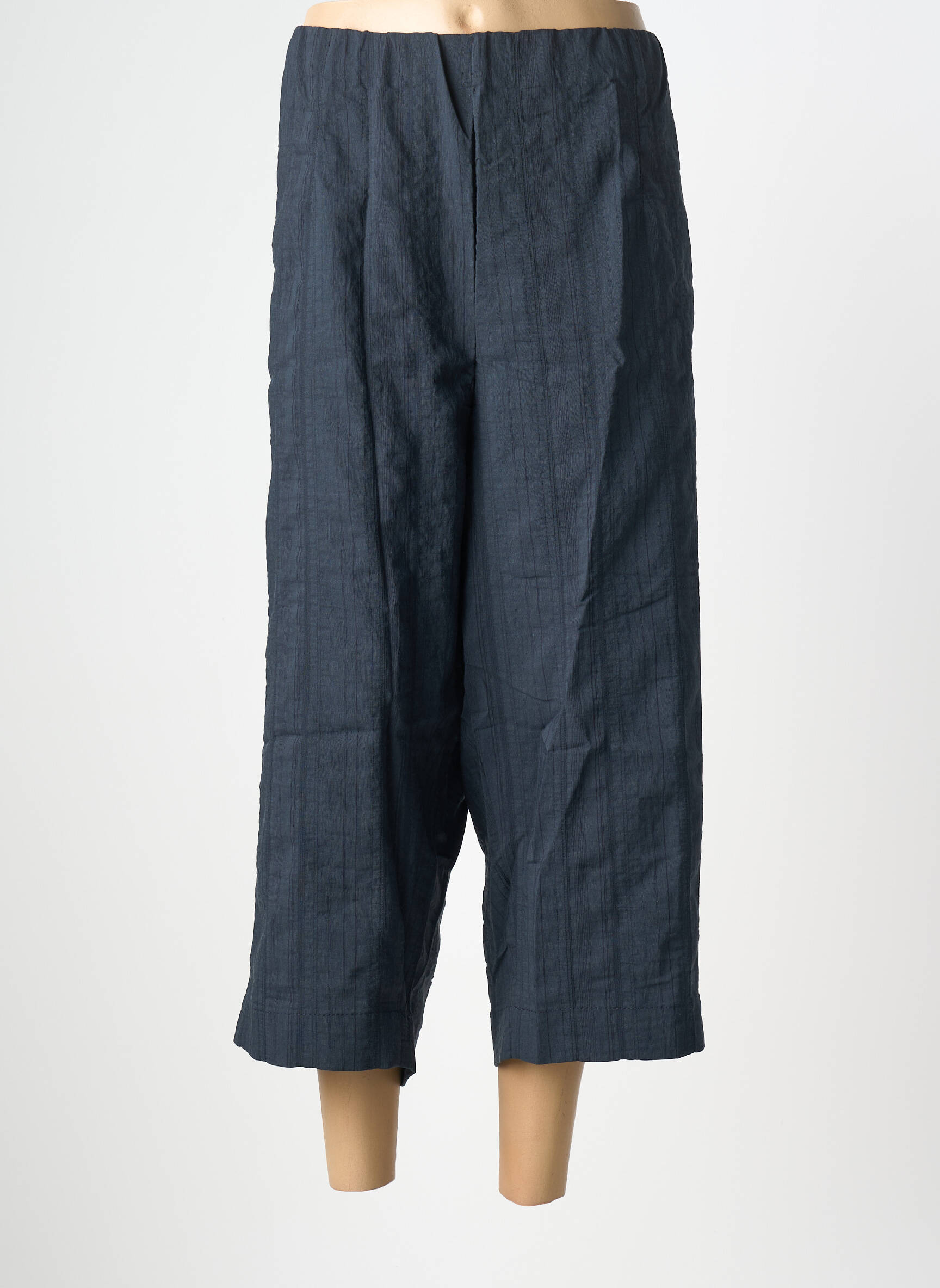 Pantalon trei sferturi talie înaltă talie înaltă negru KJBRAND femeie