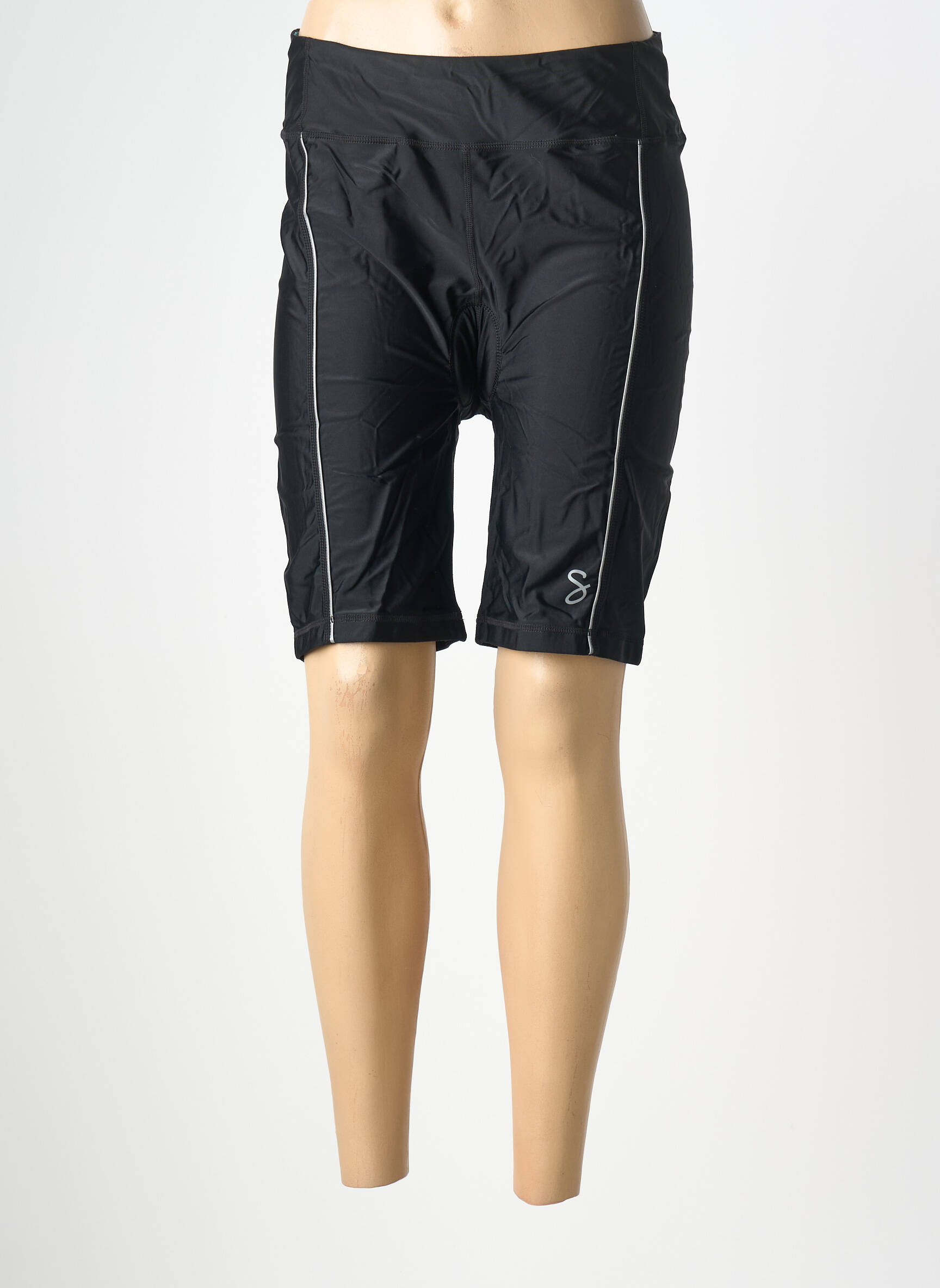 Pantalon de ciclism subțire mărime normală negru SHEEGO femeie
