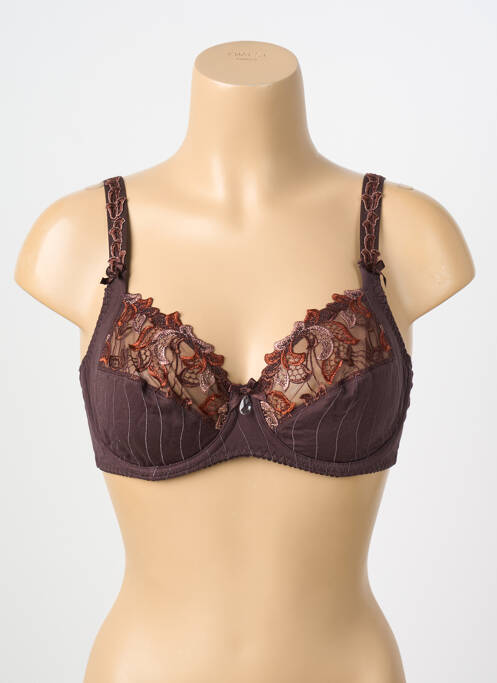 Sutien sutien cupe întregi cu decolteu înalt sutien cupe întregi cu decolteu înalt maro PRIMADONNA femme