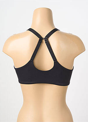 Sutien efect material satinat sutien cupe întregi cu decolteu înalt negru CHANTELLE femeie