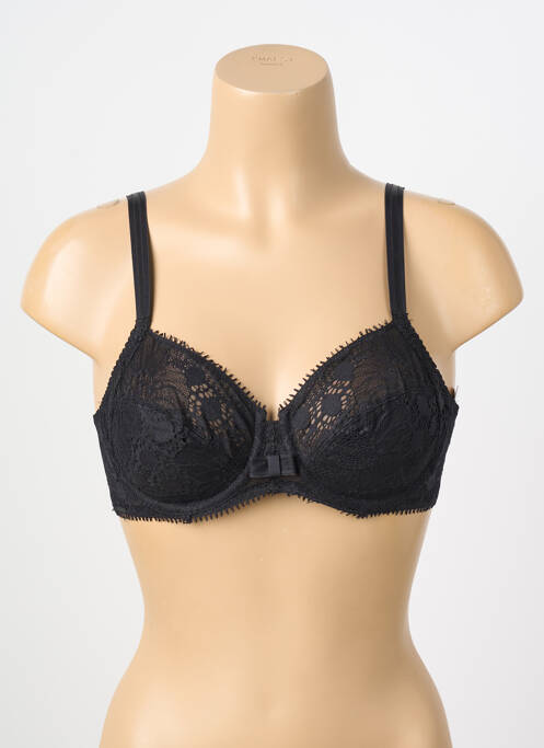 Sutien țesătură dantelă sutien cupe întregi cu decolteu înalt negru CHANTELLE femme