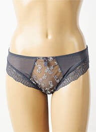Chilot efect material satinat gri EMPREINTE femeie