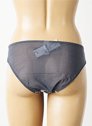 Chilot efect material satinat gri EMPREINTE femeie