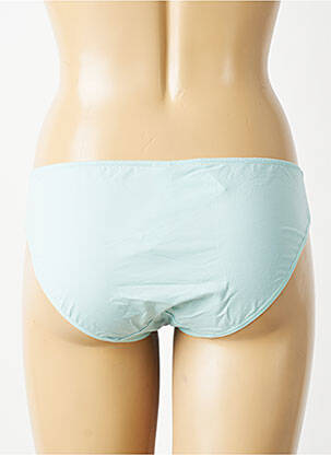 Chilot efect material satinat verde EMPREINTE femeie