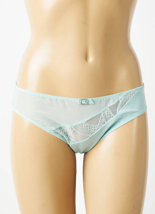 Chilot efect material satinat verde EMPREINTE femme
