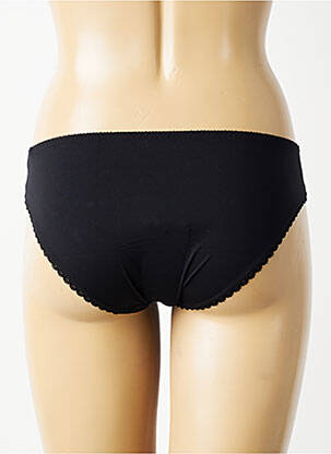 Chilot efect material satinat negru EMPREINTE femeie