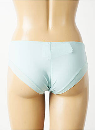 Chilot efect material satinat verde EMPREINTE femeie