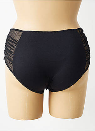 Chilot efect material satinat negru EMPREINTE femeie