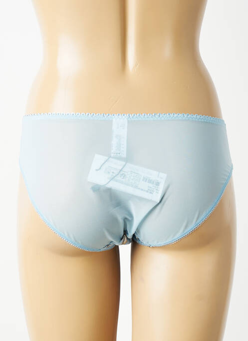Chilot efect material satinat albastru EMPREINTE femme