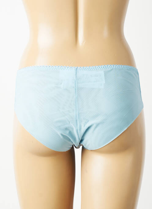 Chilot efect material satinat albastru EMPREINTE femme