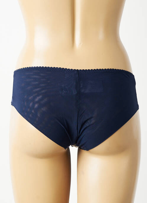 Chilot efect material satinat albastru EMPREINTE femme