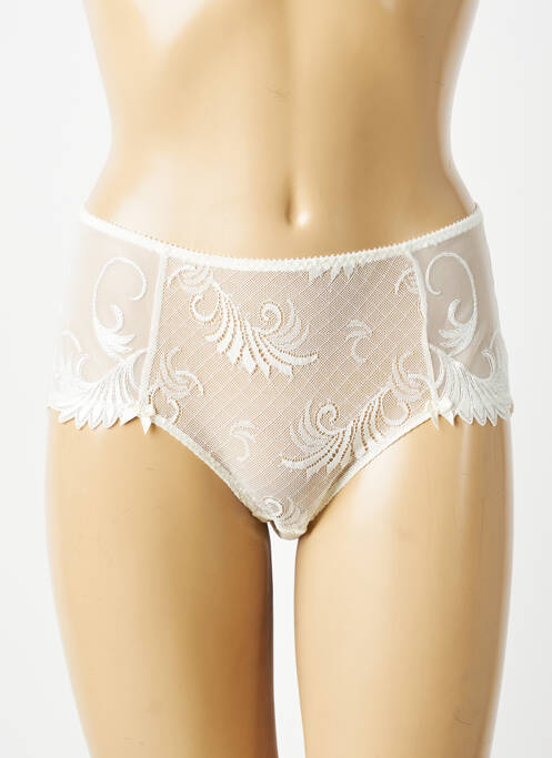 Chilot efect material satinat bej EMPREINTE femme